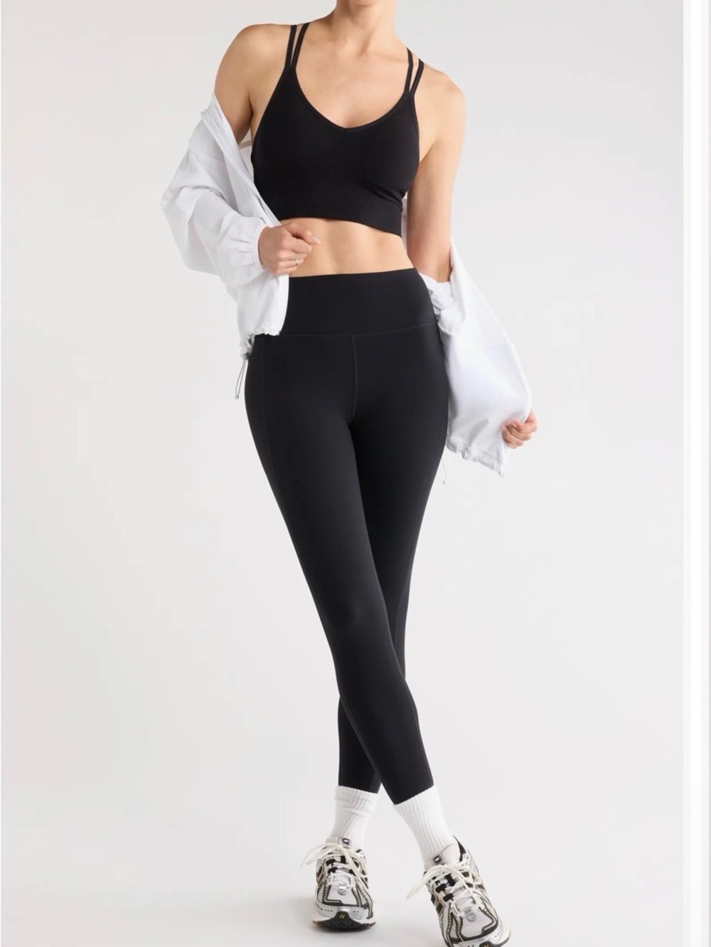 NWT Z by Zella Women's High-Waist Black Performance Leggings